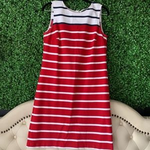 Brooks Brothers Short Sleeve, Stripped Dress